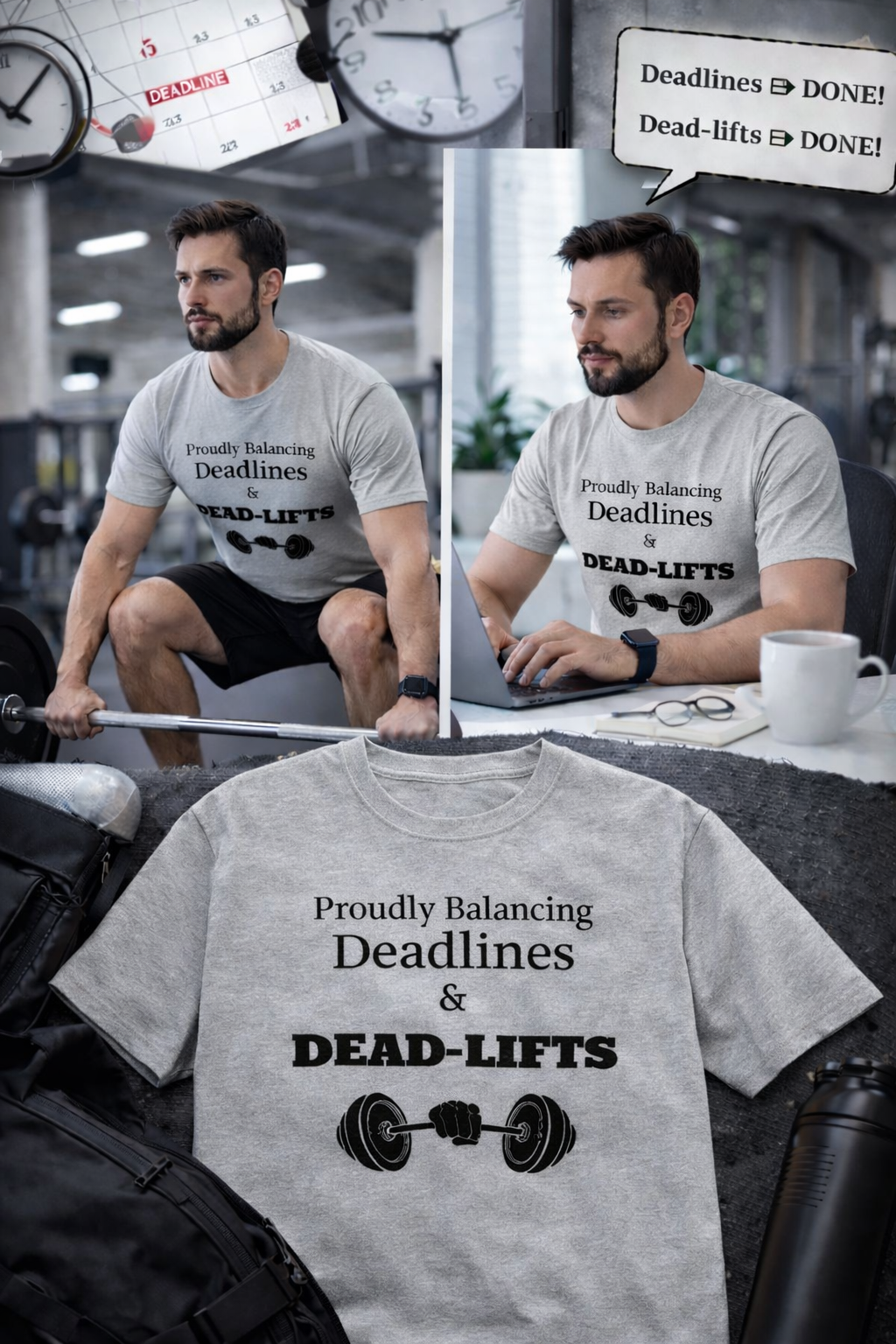 Work 'x' Fitness Tees