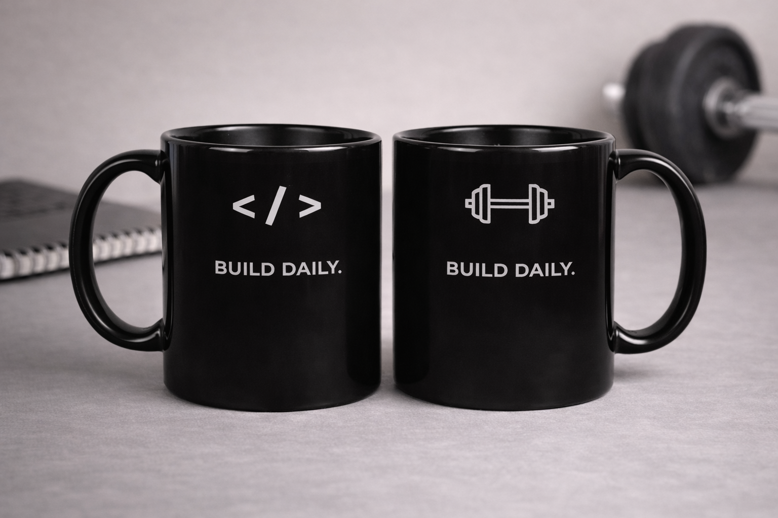 Build Daily Productivity Mug-Black