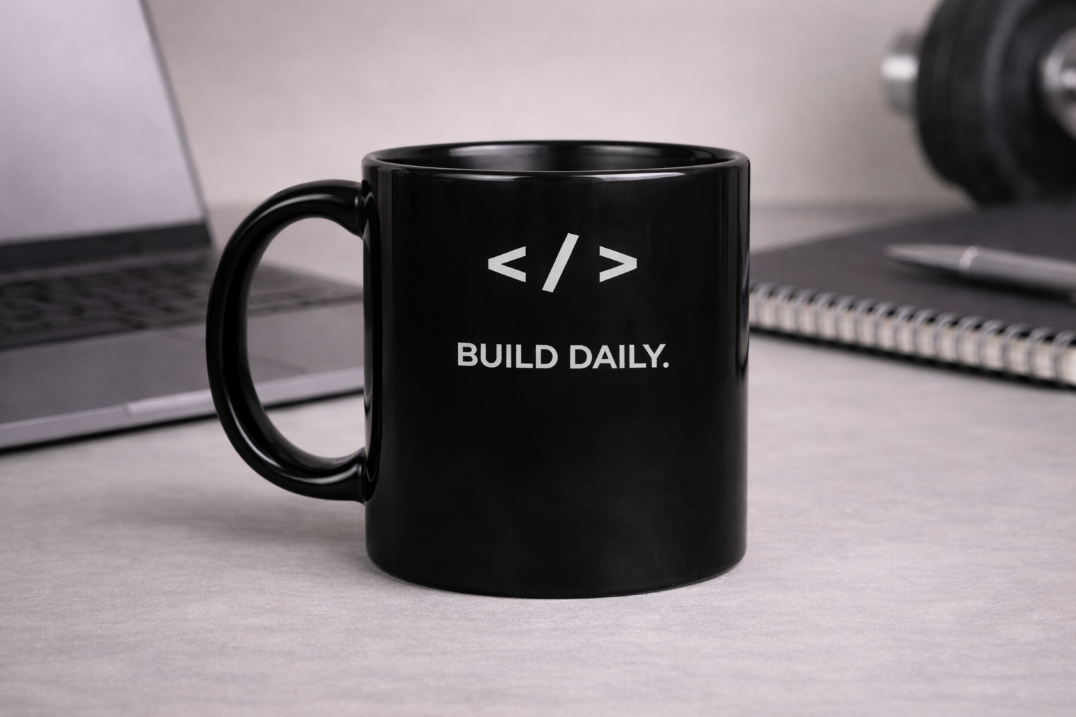 Build Daily Productivity Mug-Black