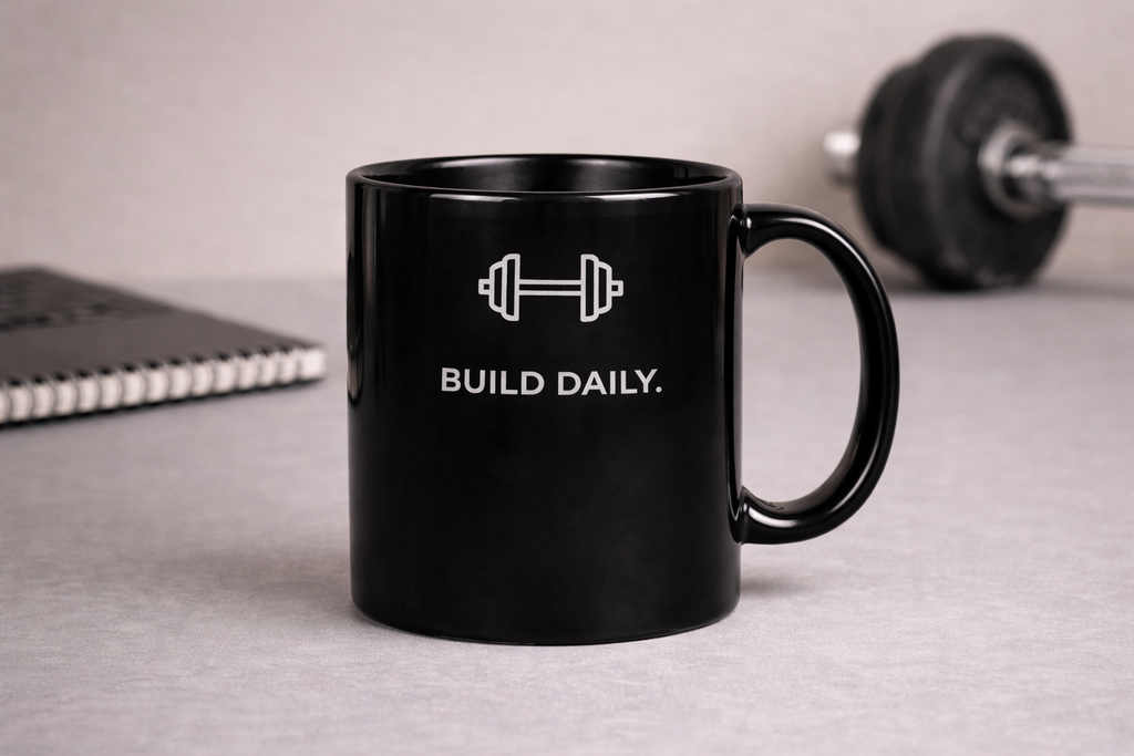 Build Daily Productivity Mug-Black