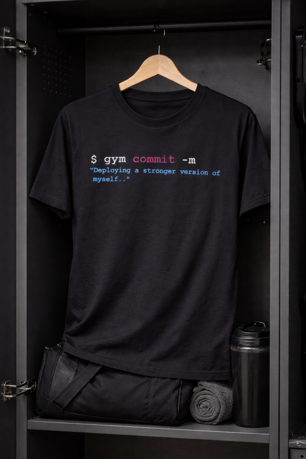 Gym Commit Unisex Standard Crew T-Shirt