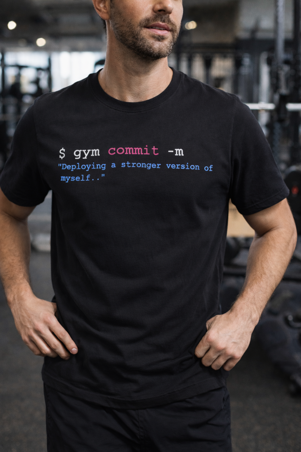 Gym Commit Unisex Standard Crew T-Shirt